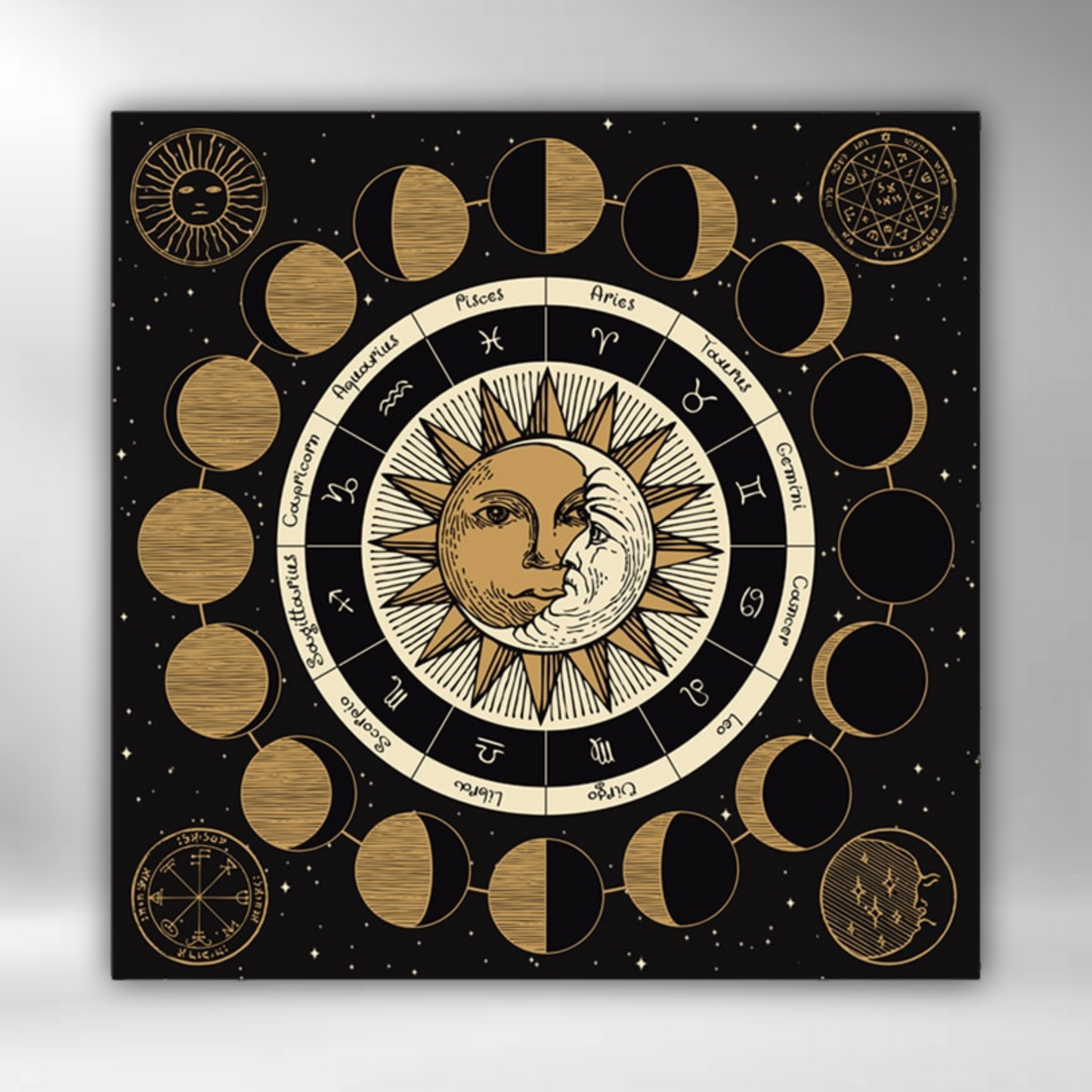 Moon Phase Tarot Mat